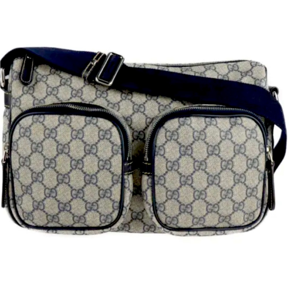 🗣️SOLD🗣️Gucci Navy GG canvas cross body